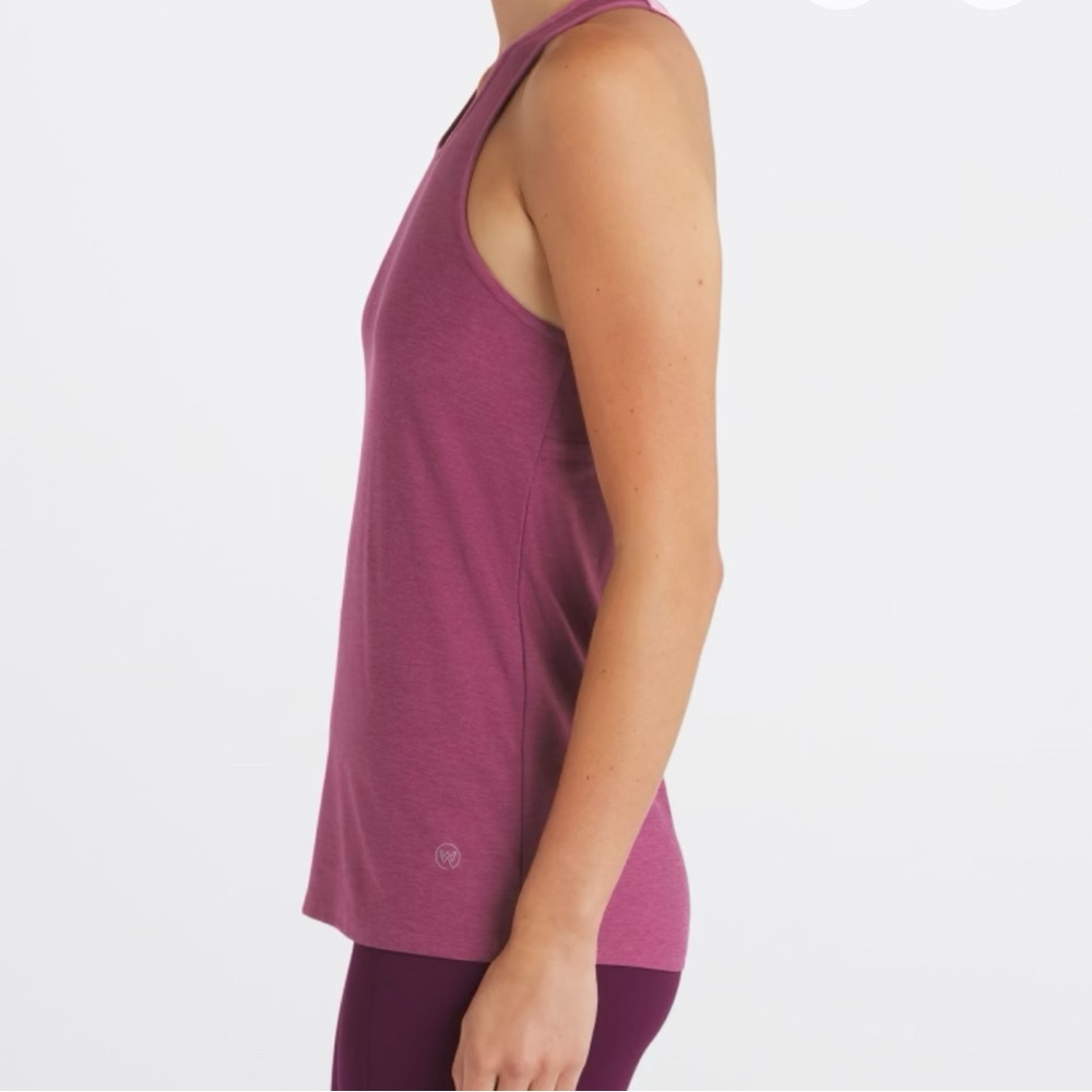 We Wander StitchFix WeFlex Gabbi Cross-Back Tank Top, Purple, Size XL - Picture 3 of 15